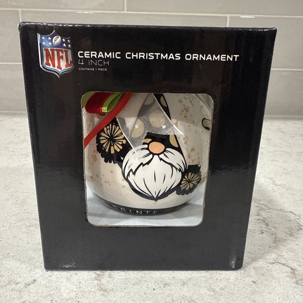 New Orleans Saints GNOME The Memory Company Ornament Officially NFL Licensed NEW